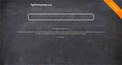 Desktop Screenshot of lighteningmaps.org
